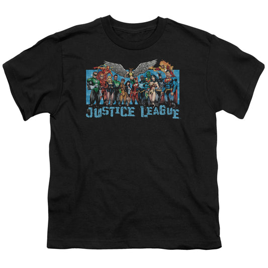 Jla - League Lineup - Short Sleeve Youth 18/1 - Black T-shirt
