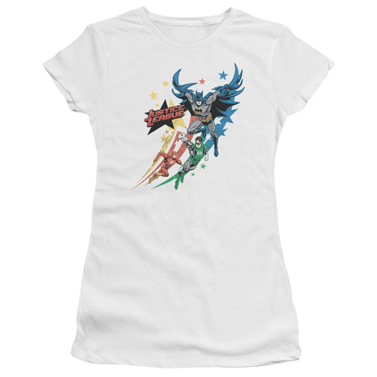 Jla - Allegiance - Short Sleeve Junior Sheer - White T-shirt