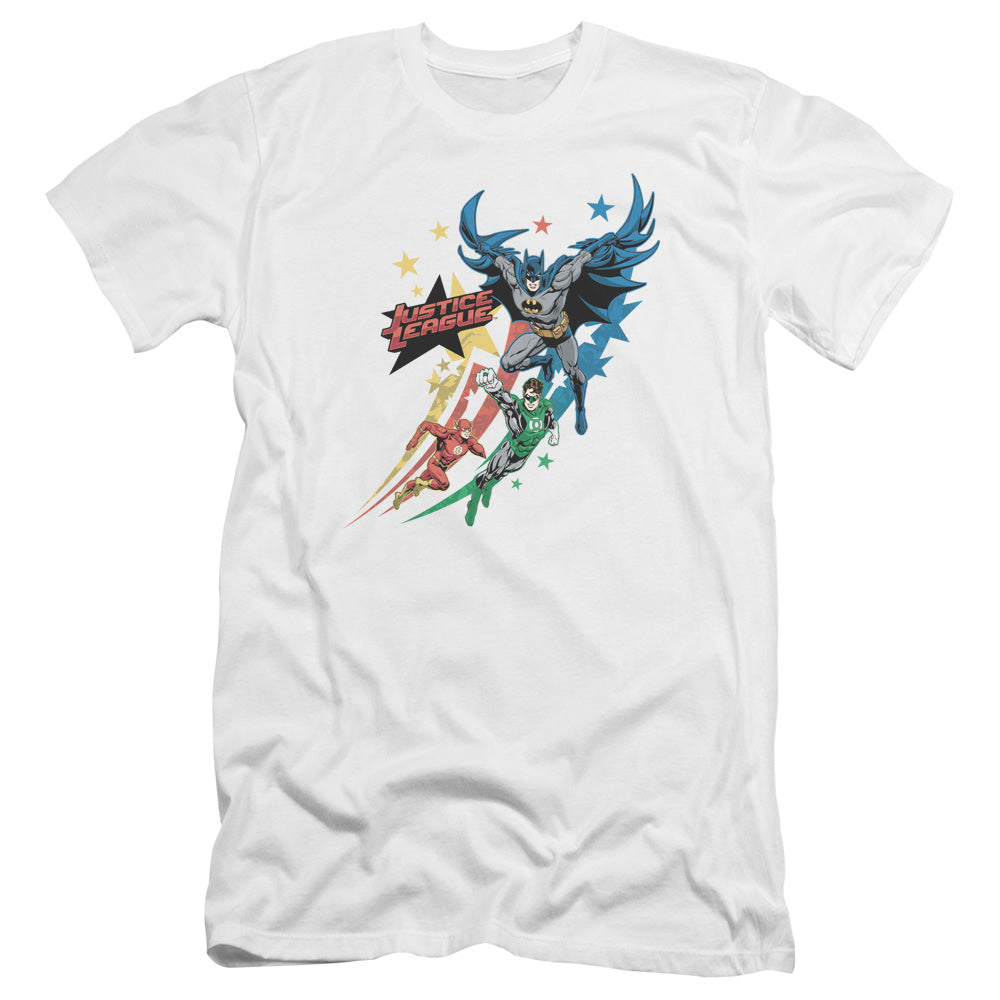 Jla - Allegiance-premuim Canvas Adult Slim Fit 30/1 - White