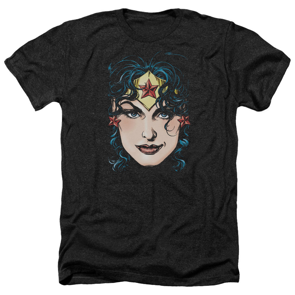 Dco Jla - Wonder Woman Head - Adult Heather-black