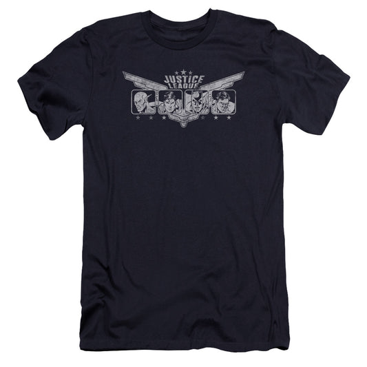Jla - Justice Wings-premuim Canvas Adult Slim Fit 30/1 - Navy