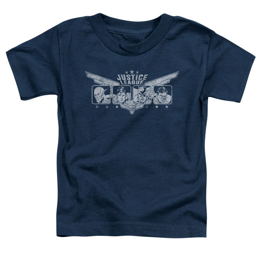 Jla - Justice Wings - Short Sleeve Toddler Tee - Navy T-shirt