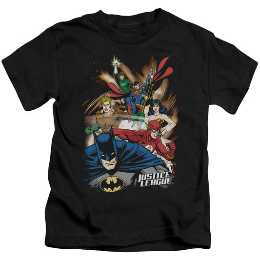 JLA STARBURST - S/S JUVENILE 18/1 - BLACK - T-Shirt
