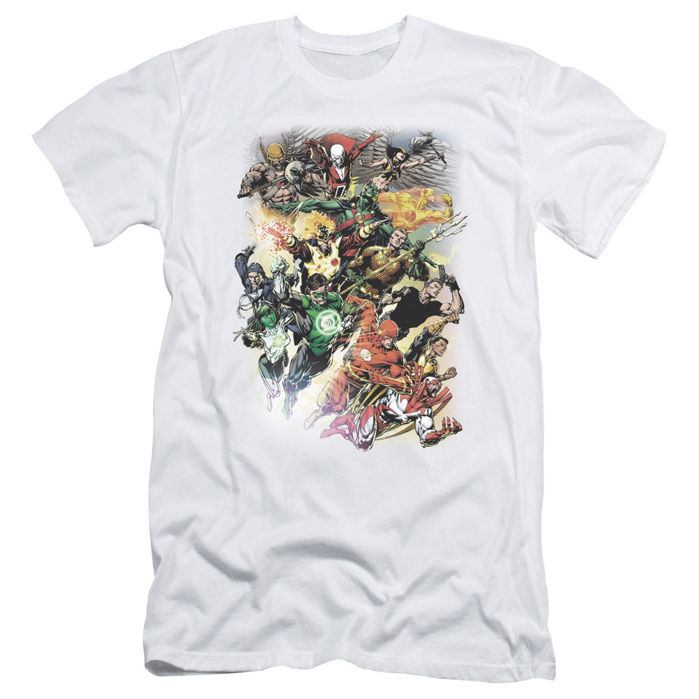 Jla - Brightest Day #0 - Short Sleeve Adult 30/1 - White T-shirt