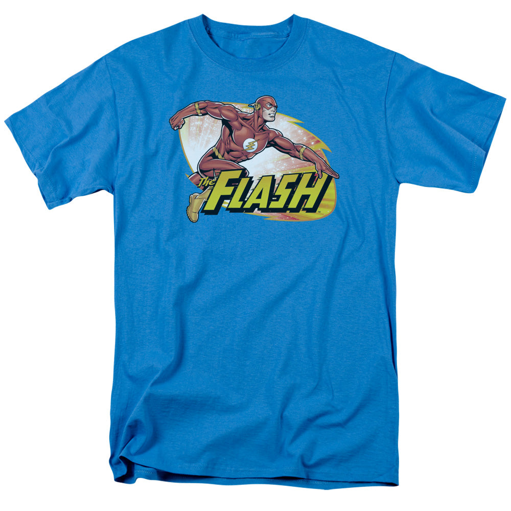 Jla - Flash Zoom - Short Sleeve Adult 18/1 - Turquoise T-shirt
