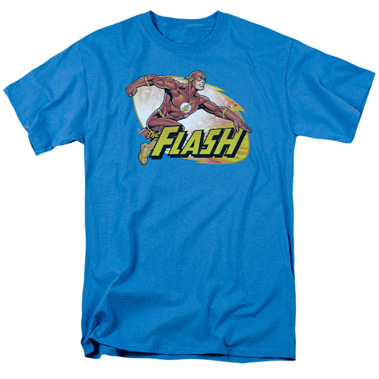 Jla - Flash Zoom - Short Sleeve Adult 18/1 - Turquoise T-shirt