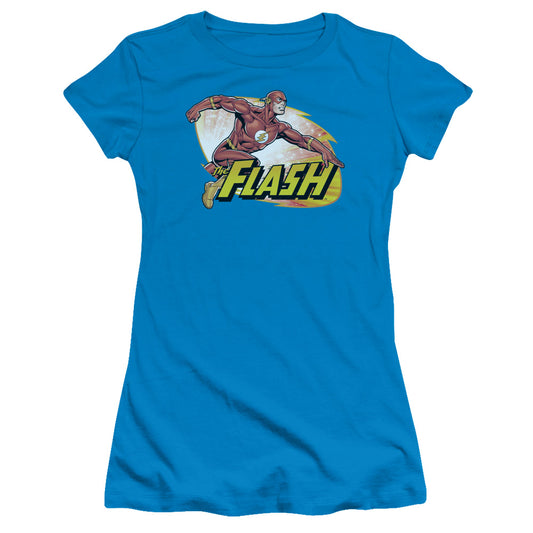 JLA FLASH ZOOM - S/S JUNIOR SHEER - TURQUOISE T-Shirt