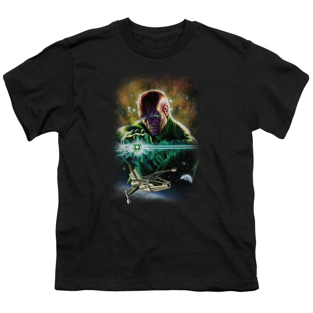 Jla(Gl) - Abin Sur - Short Sleeve Youth 18/1 - Black T-shirt