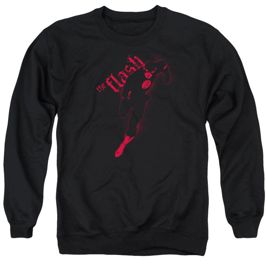 Jla - Flash Darkness - Adult Crewneck Sweatshirt - Black