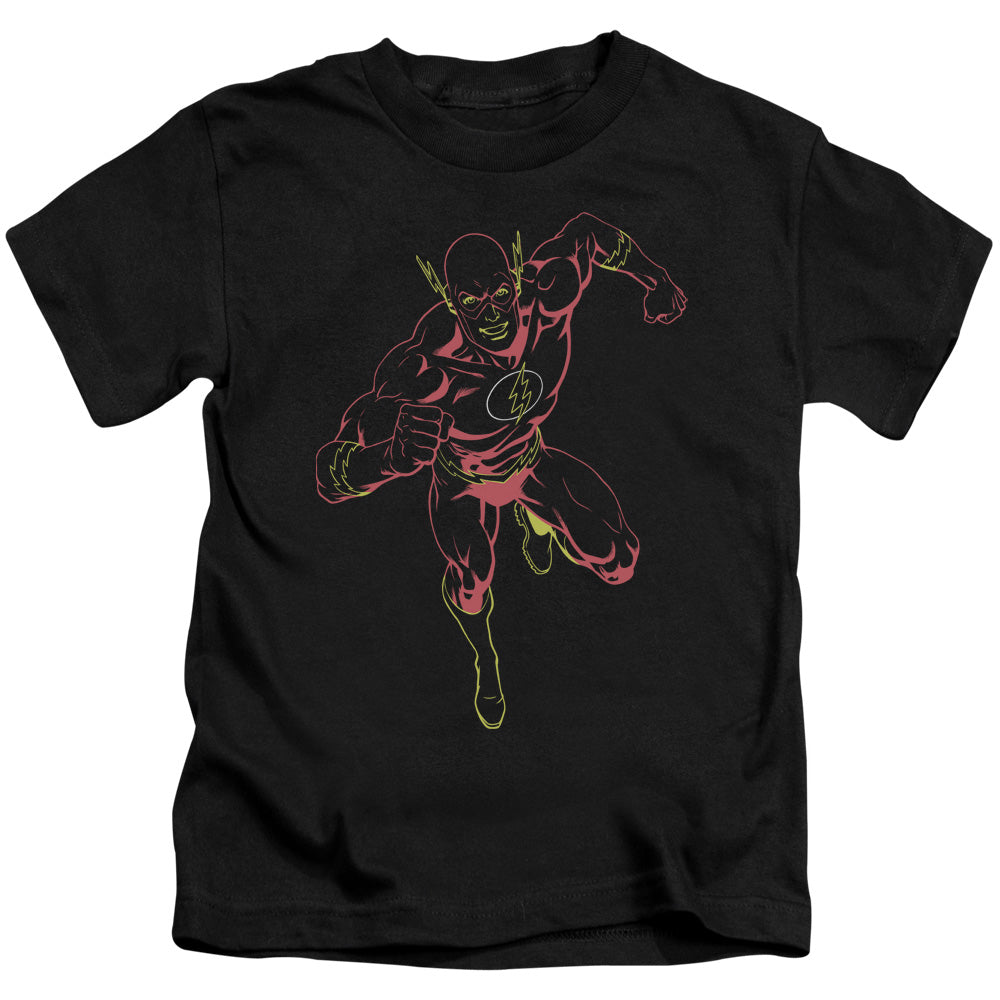 JLA NEON FLASH - S/S JUVENILE 18/1 - BLACK - T-Shirt