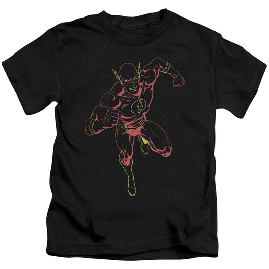 JLA NEON FLASH - S/S JUVENILE 18/1 - BLACK - T-Shirt