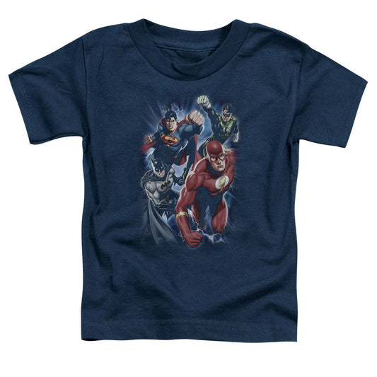 Jla - Storm Chasers - Short Sleeve Toddler Tee - Navy T-shirt