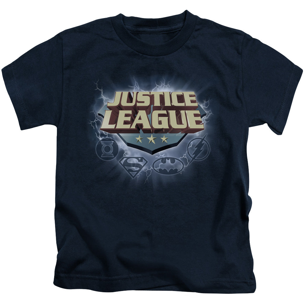 JLA STORM LOGO - S/S JUVENILE 18/1 - NAVY - T-Shirt