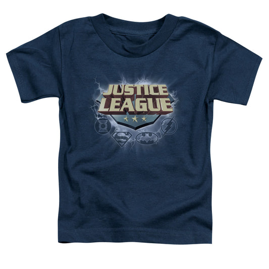Jla - Storm Logo - Short Sleeve Toddler Tee - Navy T-shirt