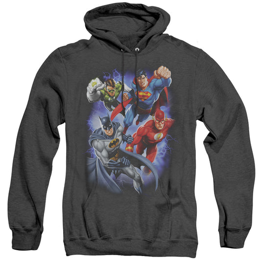 Jla - Storm Makers - Adult Heather Hoodie - Black