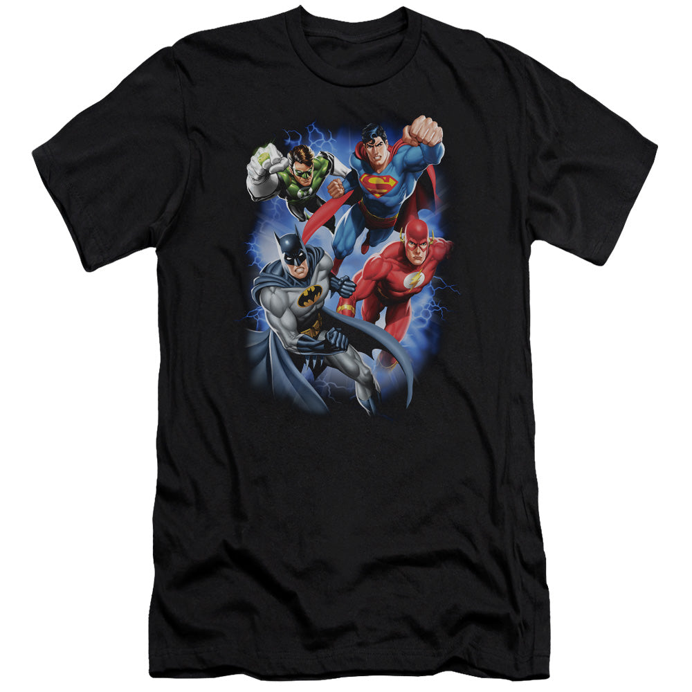 Jla - Storm Makers - Short Sleeve Adult 30/1 - Black T-shirt