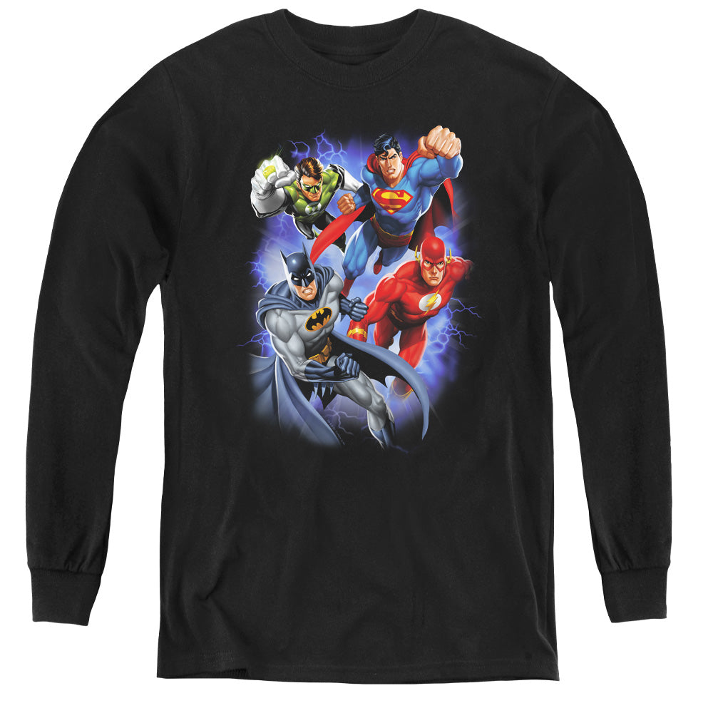 Jla - Storm Makers - Youth Long Sleeve Tee - Black