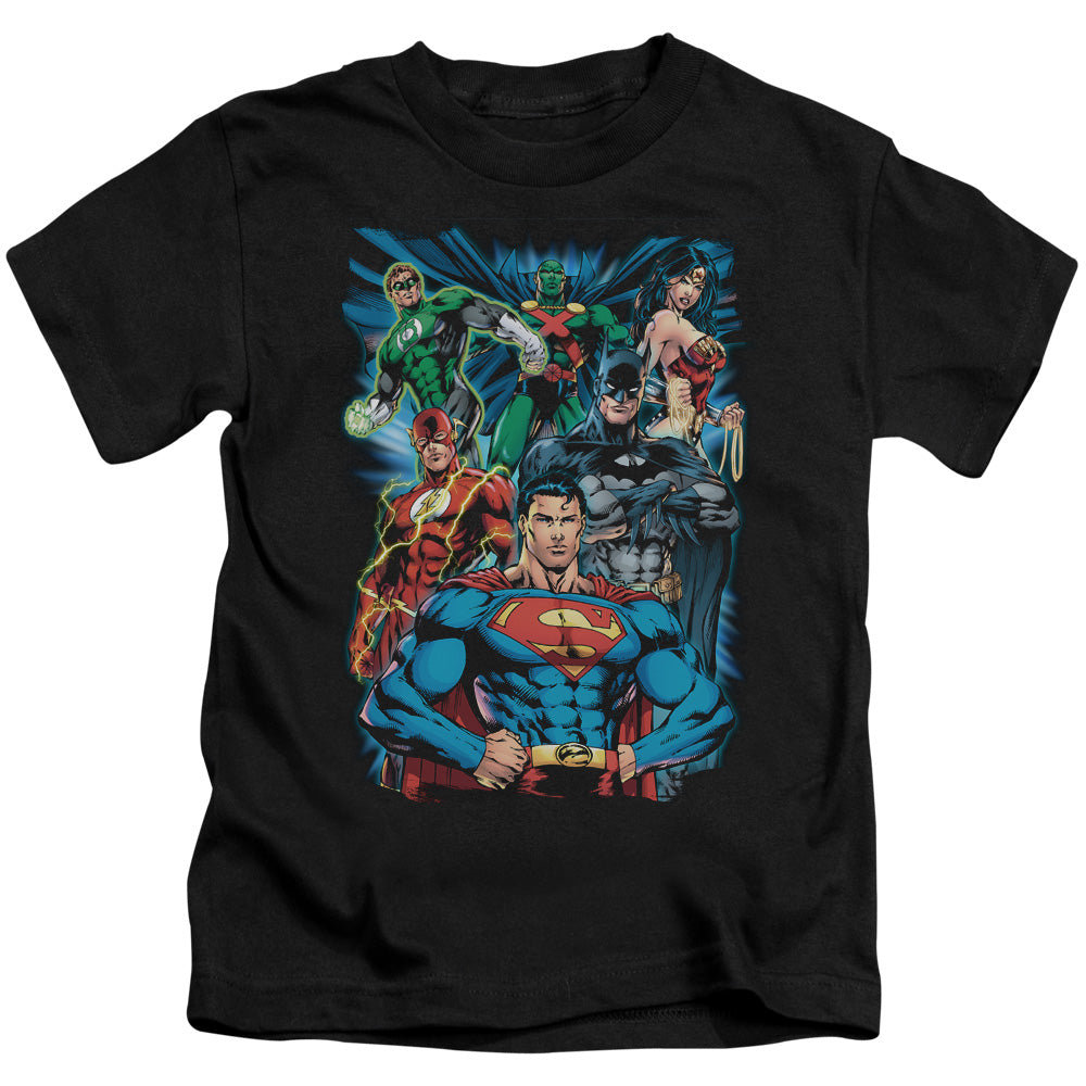 JLA JUSTICE IS SERVED - S/S JUVENILE 18/1 - BLACK - T-Shirt