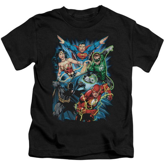 JLA JL ASSEMBLE - S/S JUVENILE 18/1 - BLACK - T-Shirt