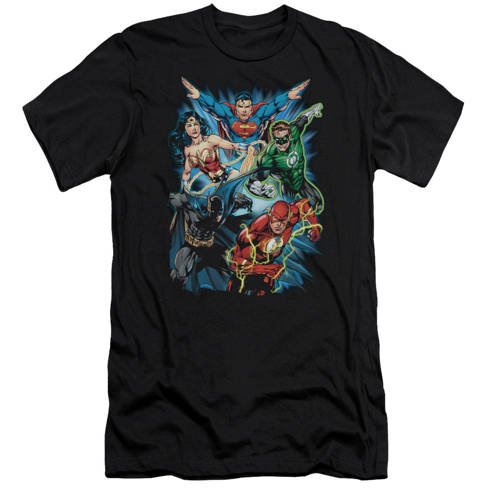 JLA JL ASSEMBLE - S/S ADULT 30/1 - BLACK T-Shirt