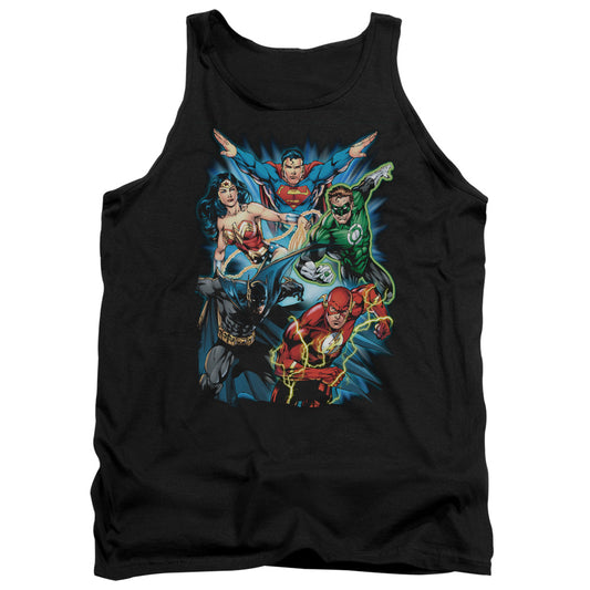 Jla - Jl Assemble - Adult Tank - Black