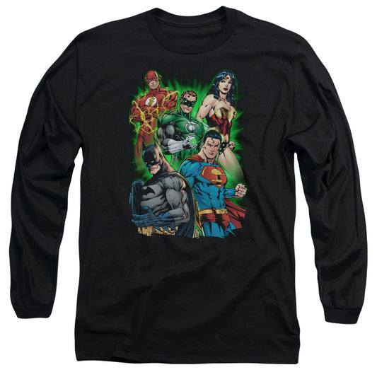 Jla - Will Power - Long Sleeve Adult 18/1 - Black T-shirt