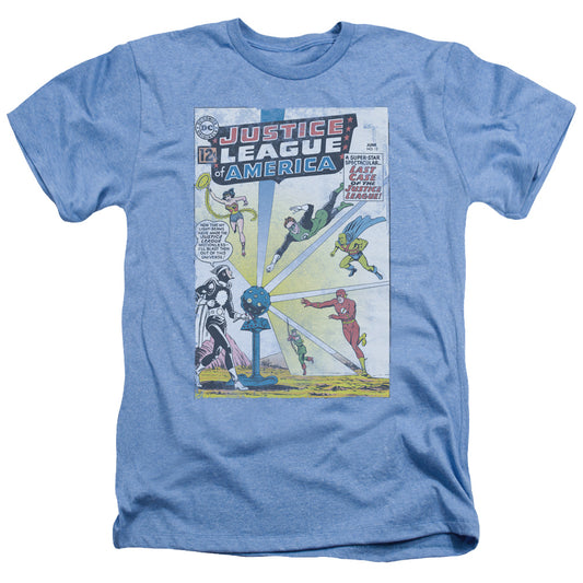Jla - Vintage Cover 12 - Adult Heather - Light Blue