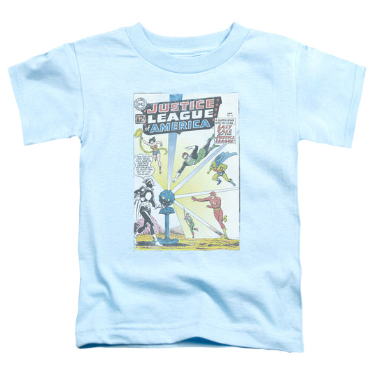 Jla - Vintage Cover 12 - Short Sleeve Toddler Tee - Light Blue T-shirt
