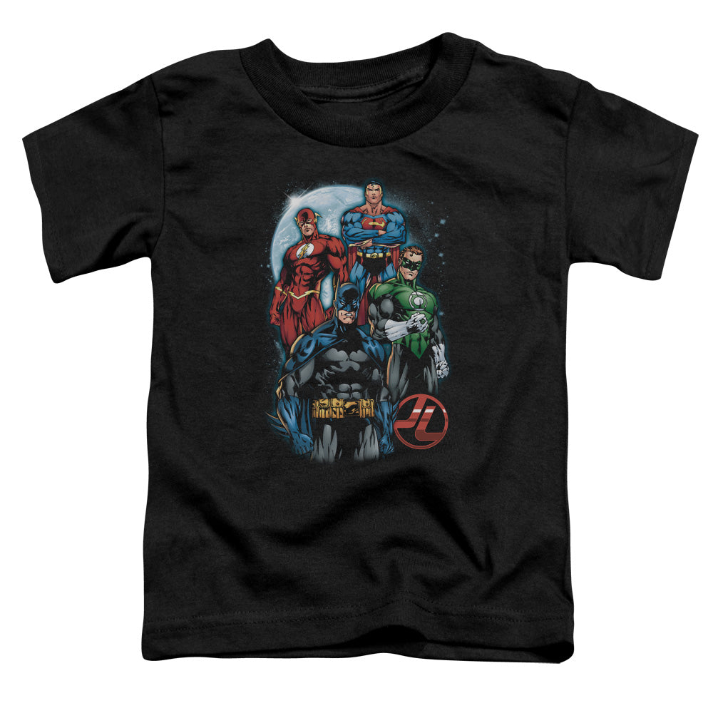 Jla - The Four - Short Sleeve Toddler Tee - Black T-shirt