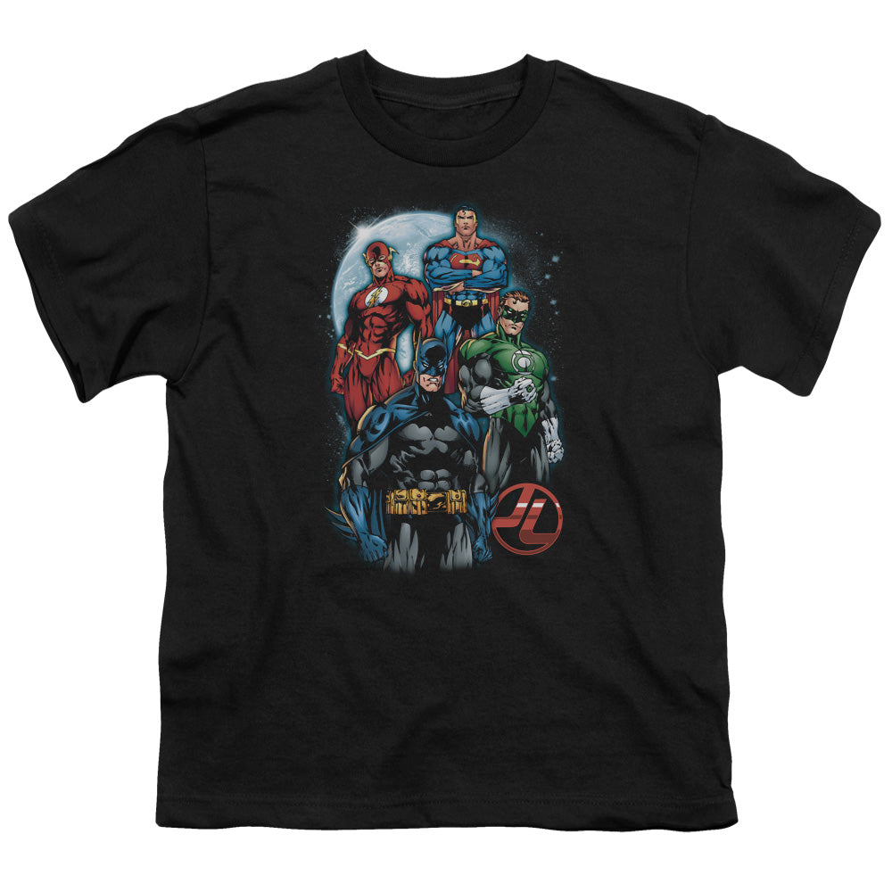 Jla - The Four - Short Sleeve Youth 18/1 - Black T-shirt