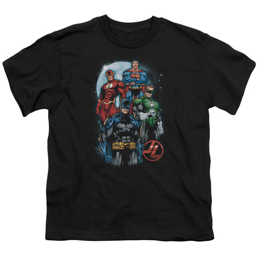Jla - The Four - Short Sleeve Youth 18/1 - Black T-shirt