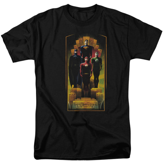 Jla - Deco - Short Sleeve Adult 18/1 - Black T-shirt