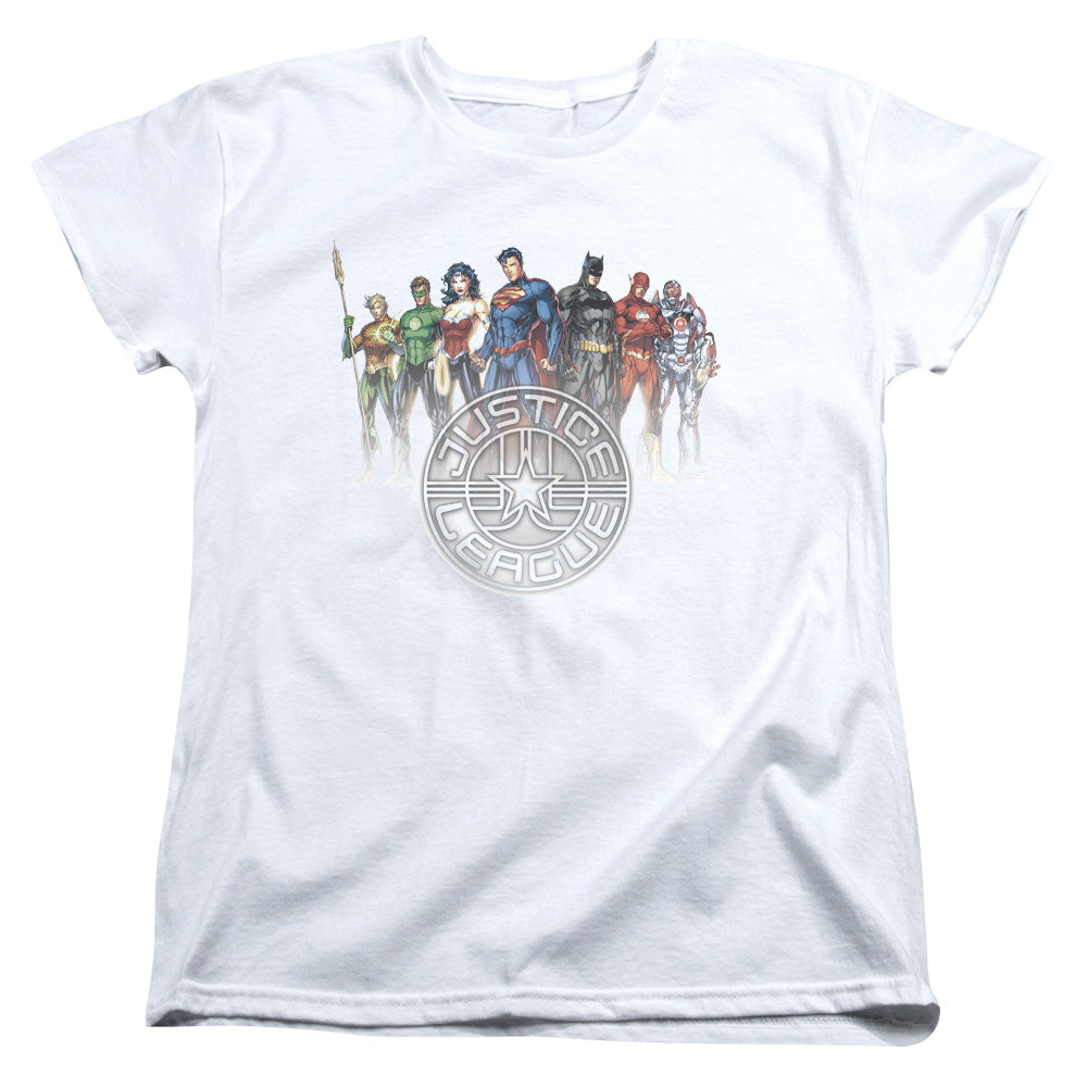 JLA CIRCLE CREST - S/S WOMENS TEE - WHITE T-Shirt