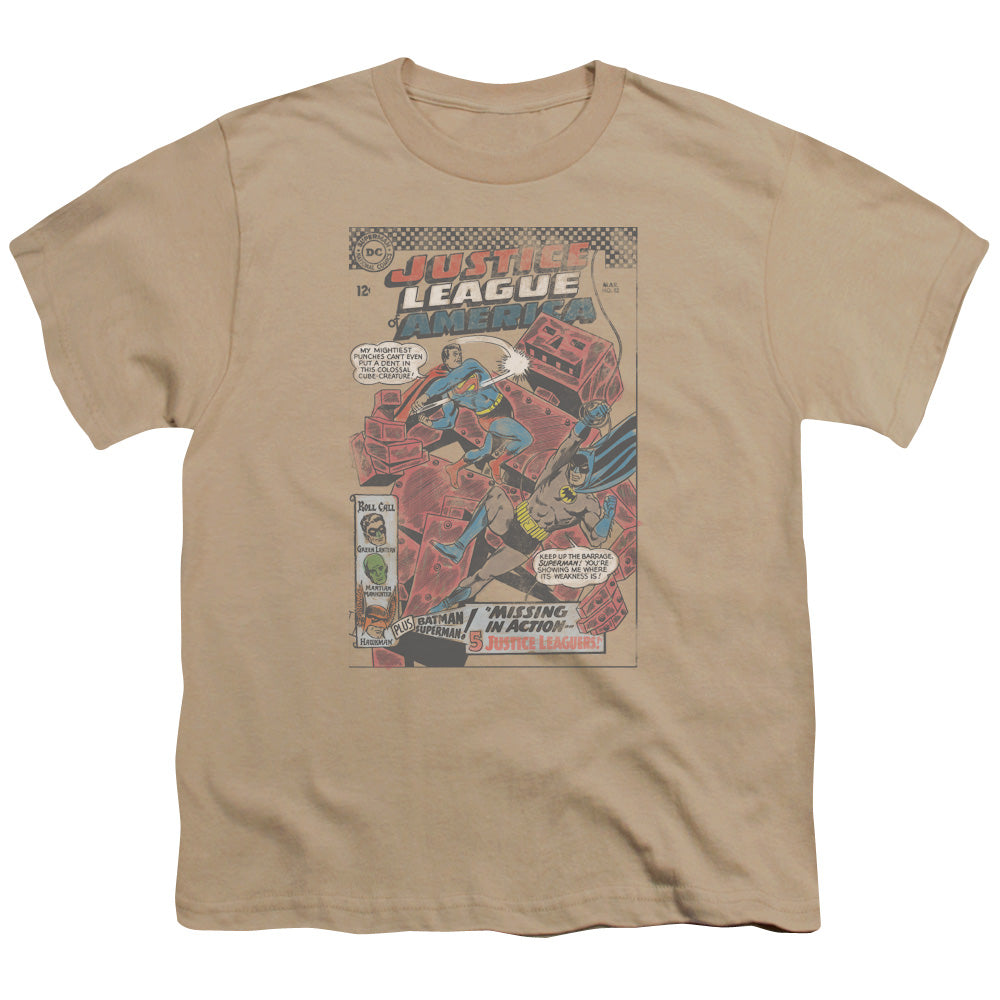 Jla - Cube Creature - Short Sleeve Youth 18/1 - Sand T-shirt