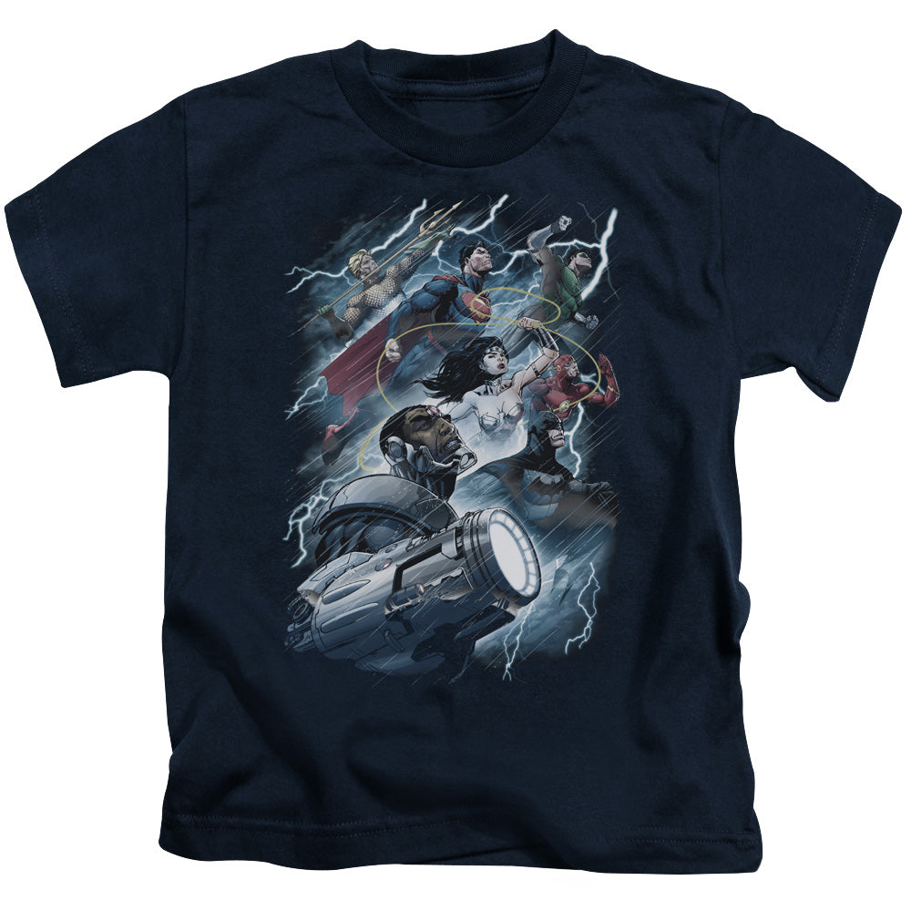JLA RIDE THE LIGHTENING - S/S JUVENILE 18/1 - NAVY - T-Shirt