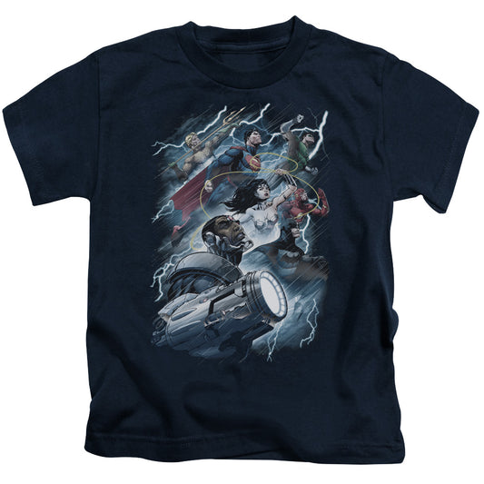 JLA RIDE THE LIGHTENING - S/S JUVENILE 18/1 - NAVY - T-Shirt