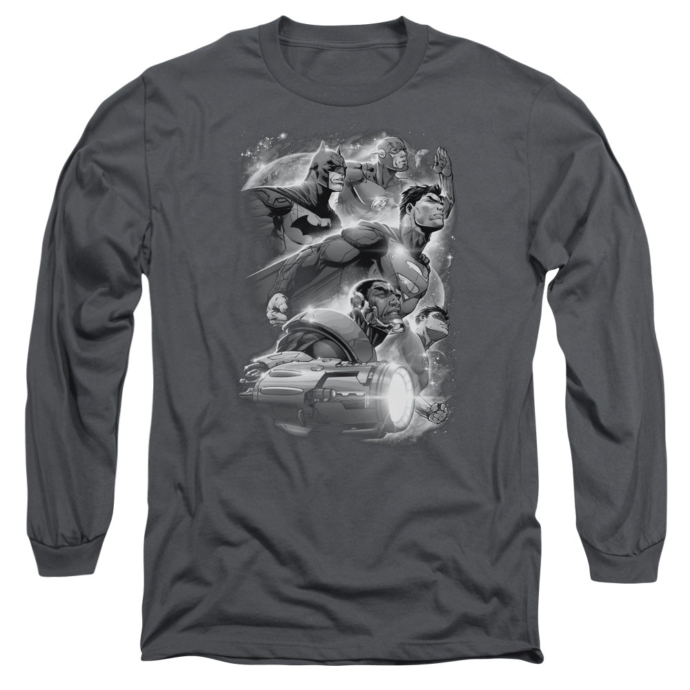 JLA ATMOSPHERIC - L/S ADULT 18/1 - CHARCOAL T-Shirt