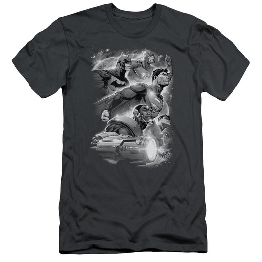 Jla - Atmospheric - Short Sleeve Adult 30/1 - Charcoal T-shirt