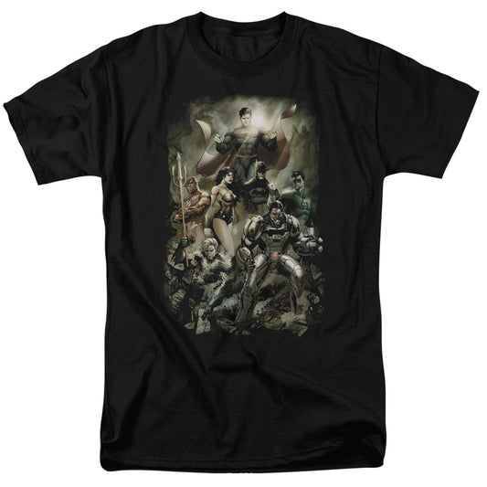 Jla - Aftermath - Short Sleeve Adult 18/1 - Black T-shirt