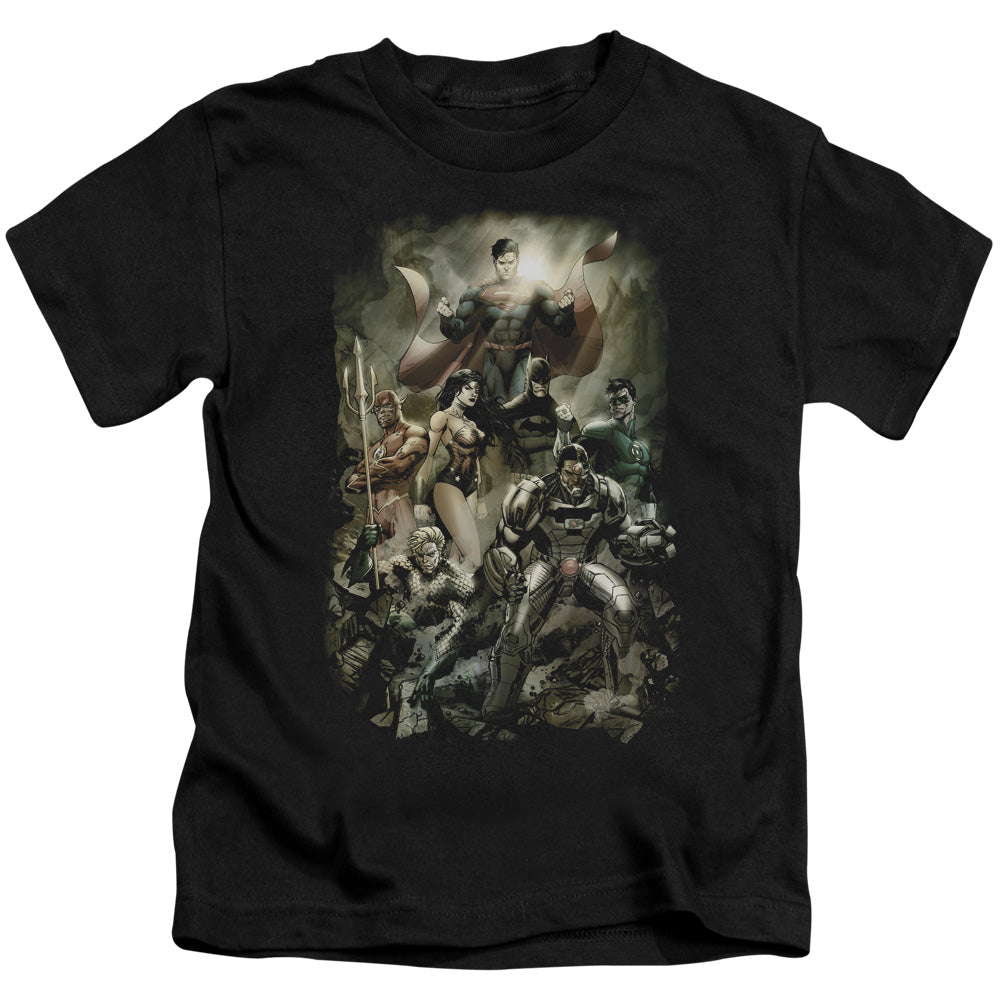 JLA AFTERMATH - S/S JUVENILE 18/1 - BLACK - T-Shirt