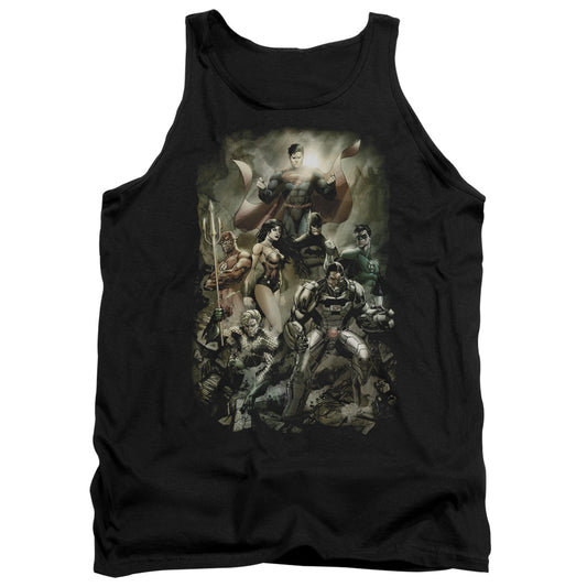 Jla Aftermath - Adult Tank - Black