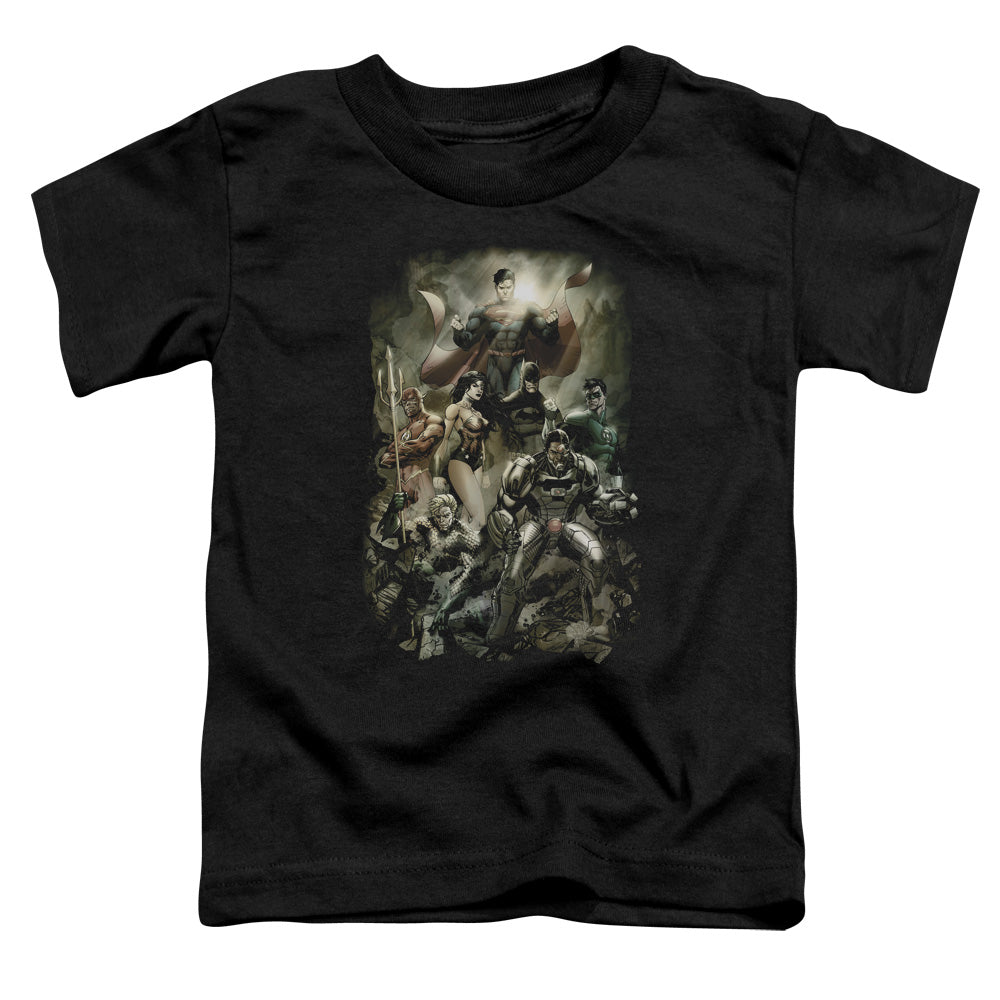 JLA AFTERMATH - S/S TODDLER TEE - BLACK - T-Shirt