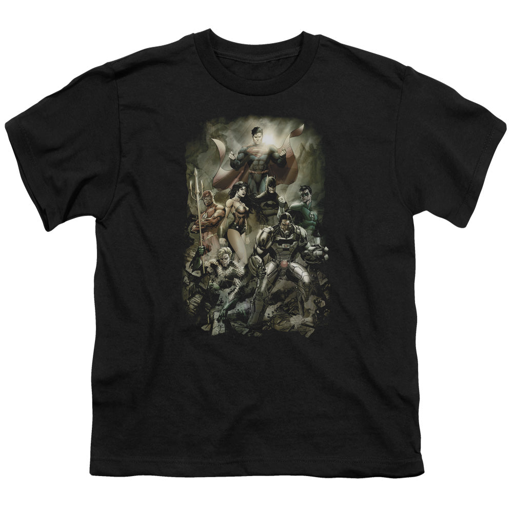 Jla - Aftermath - Short Sleeve Youth 18/1 - Black T-shirt
