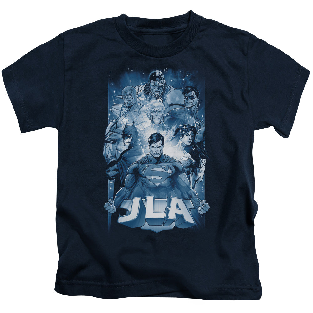 JLA BURST - S/S JUVENILE 18/1 - NAVY - T-Shirt