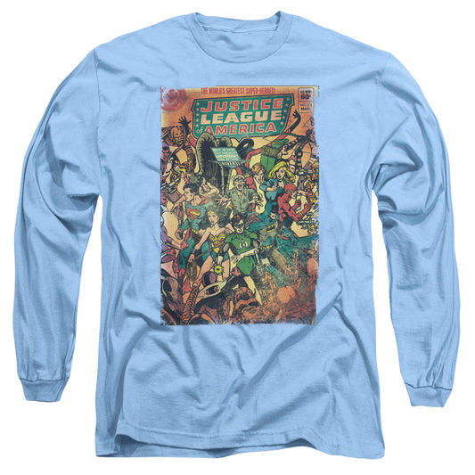 Jla - No 212 Vintage - Long Sleeve Adult 18/1 - Carolina Blue T-shirt