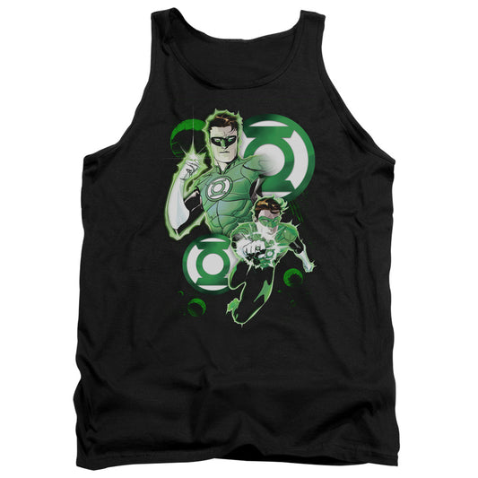 Jla - Gl In Action - Adult Tank - Black