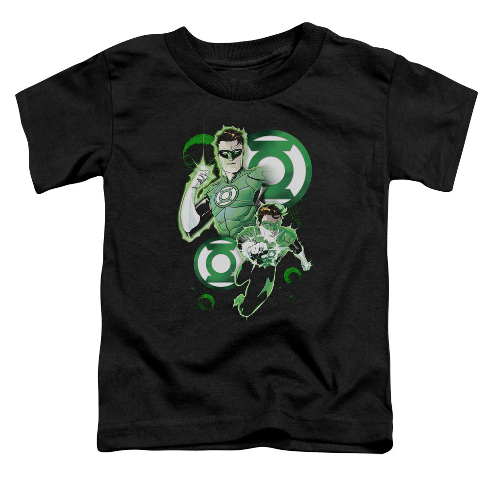Jla - Gl In Action - Short Sleeve Toddler Tee - Black T-shirt