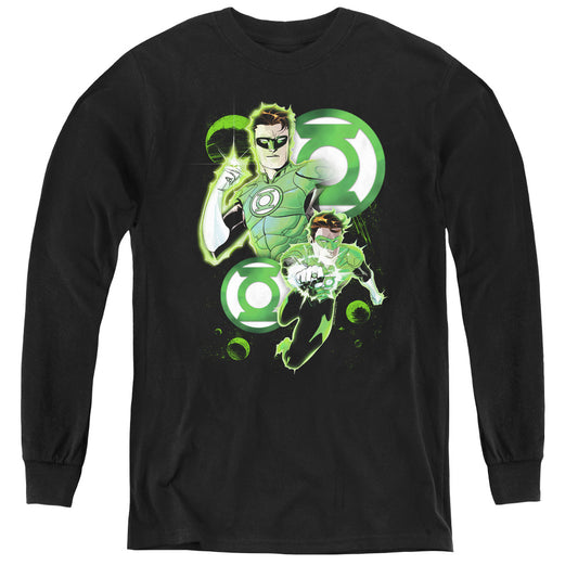 Jla - Gl In Action - Youth Long Sleeve Tee - Black