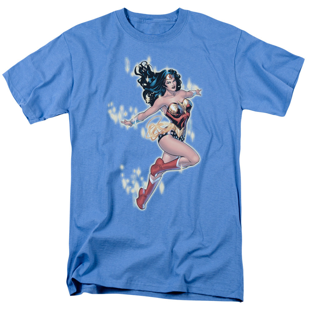 Jla - Simple Wonder - Short Sleeve Adult 18/1 - Carolina Blue T-shirt