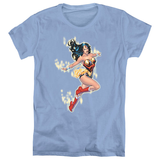 Jla - Simple Wonder - Short Sleeve Womens Tee - Carolina Blue T-shirt